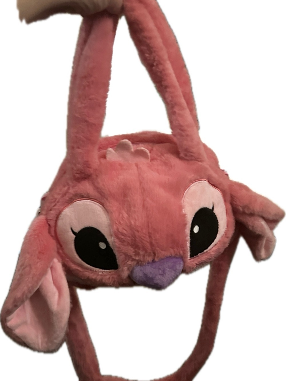 Pink Plush Bunny Handbag - Cute Character Purse